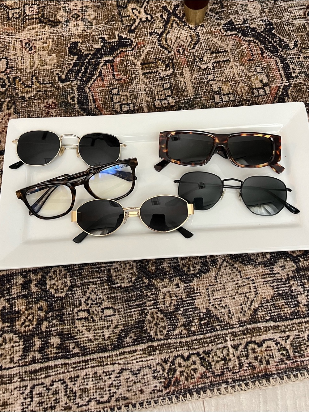 Mixed Sunglasses Bundle - Tortoise, Black & Gold Frames